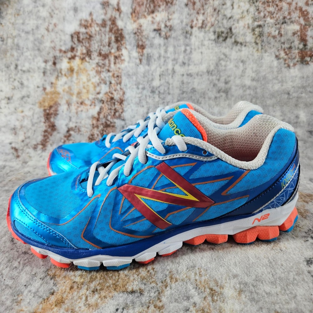 New Balance Fresh Foam 1080v4 Running Shoes Womens 8.5 B Blue Orange W1080BW4 - Picture 11 of 15